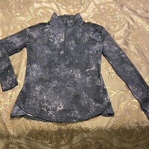 Under Armour Women's Black and Gray Long Sleeve Top